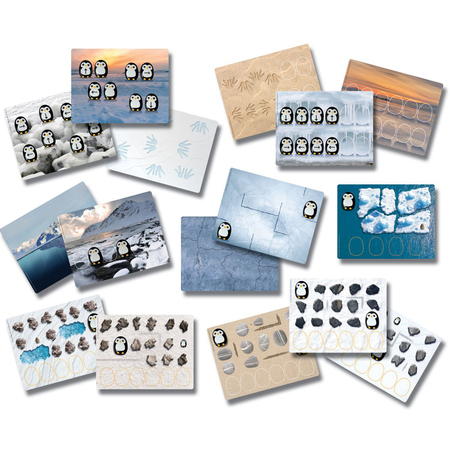 YELLOW DOOR Pre-Coding Penguin Activity Cards, Set of 16 YUS1111